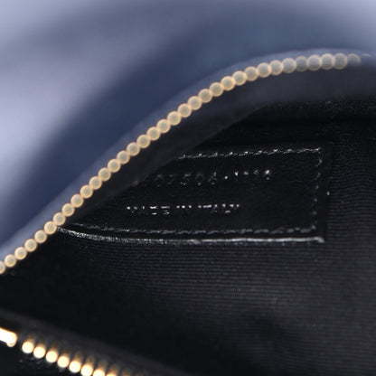 Saint Laurent Denim Matelasse Amalia Chain Shoulder Bag Blue 7 of 9