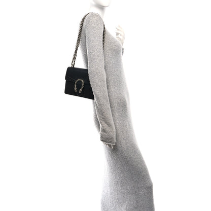 Gucci Calfskin Mini Dionysus Shoulder Bag Black 2 of 11