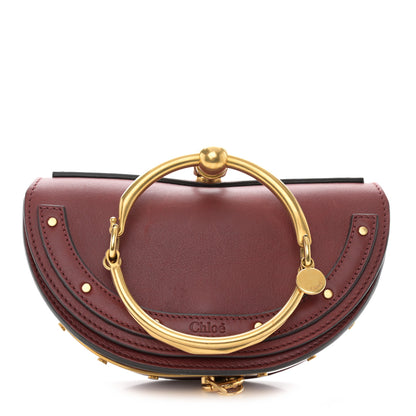 Chloe Calfskin Small Nile Bracelet Minaudiere Bag Plum Purple 1 of 13