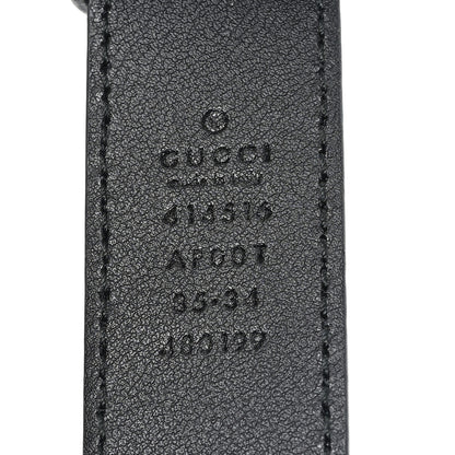 Gucci Calfskin Double G 30mm Belt 85 34 Black 3 of 4