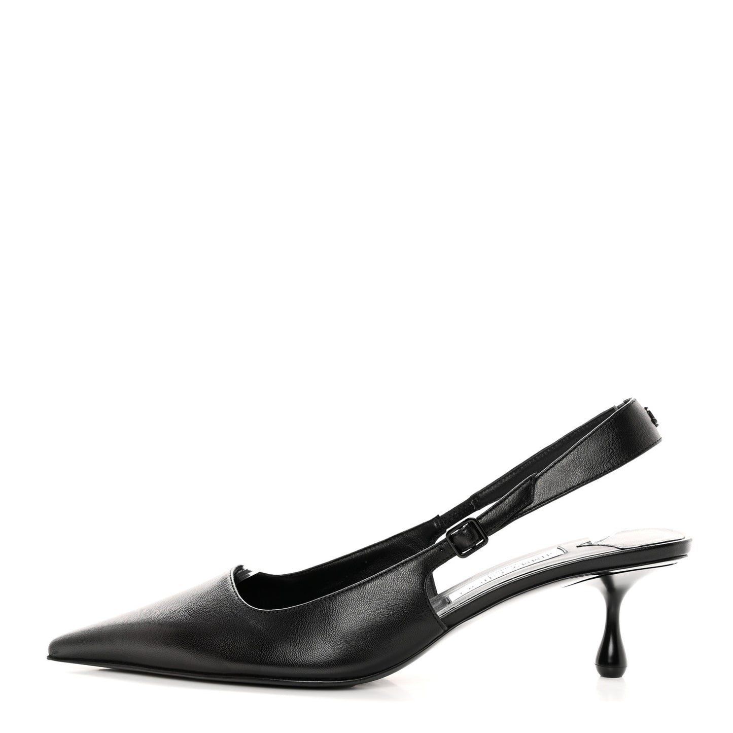 Nappa Amel 50 Slingback Pumps 41.5 Black
