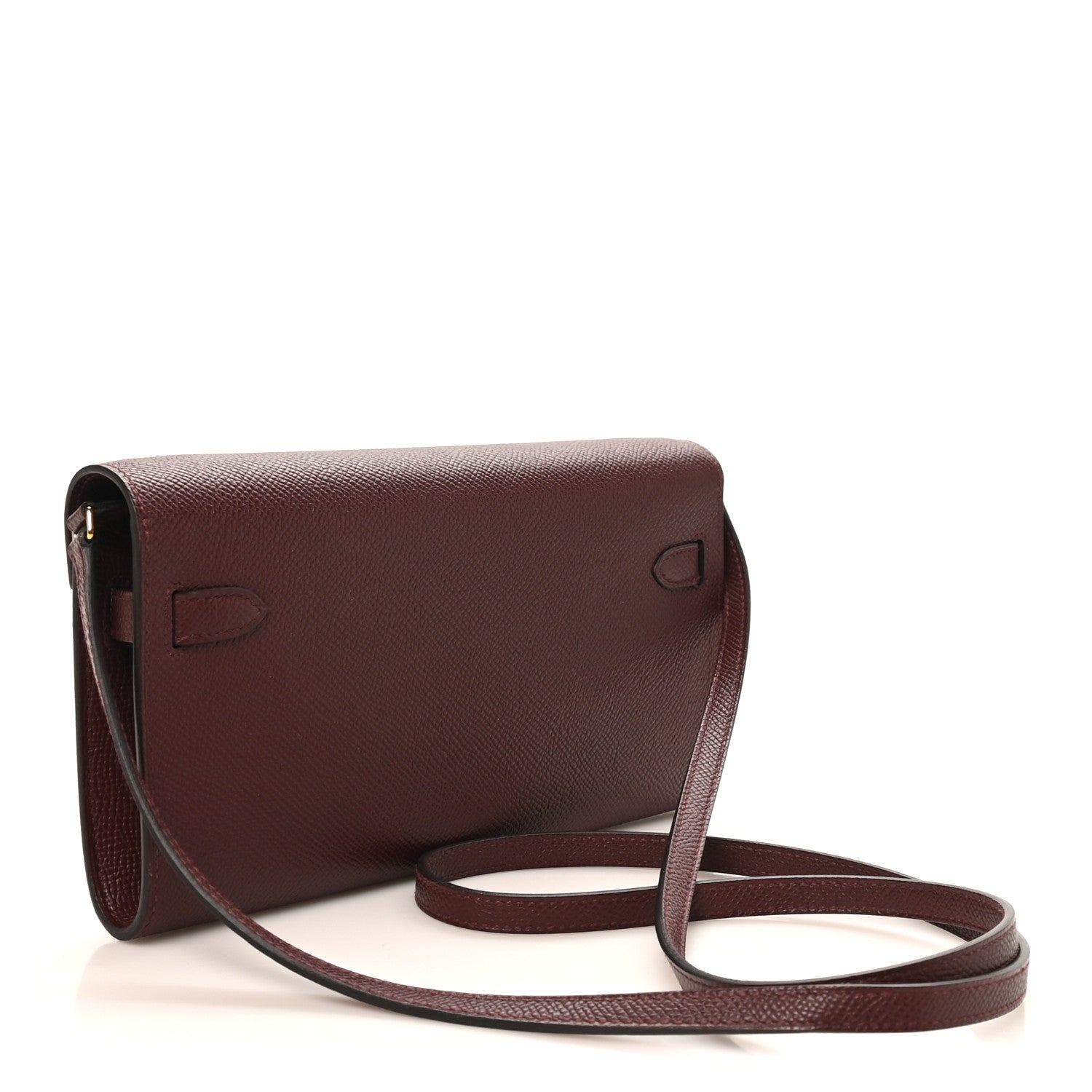 Hermes Epsom Kelly Wallet To Go Rouge Sellier 3 of 10