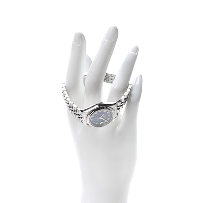Rolex Stainless Steel 18K White Gold Diamond 26mm Oyster Perpetual Datejust Watch Sodalite 79174 2 of 7
