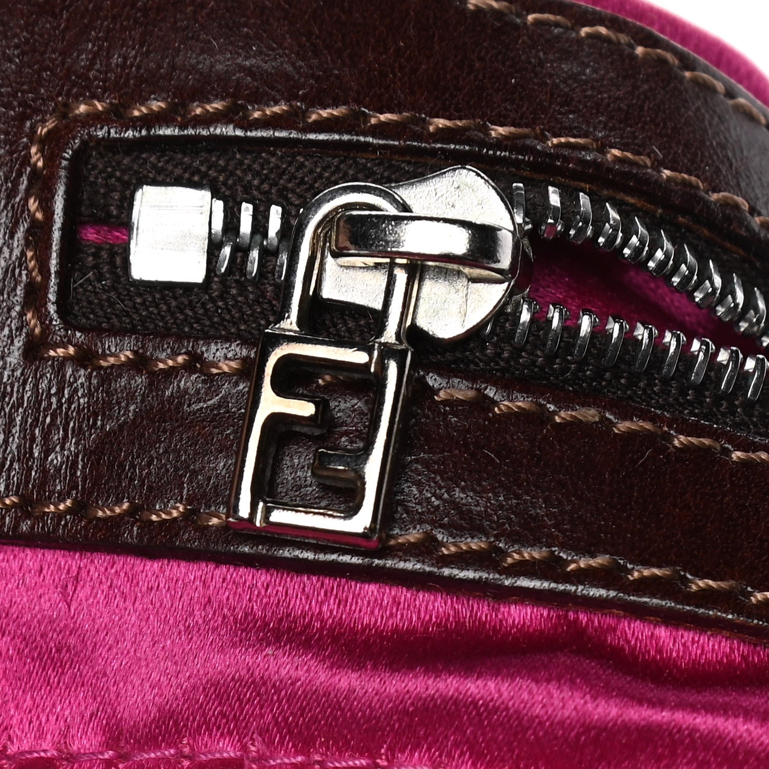 Fendi Beaded Baguette Red Pink 8 of 21