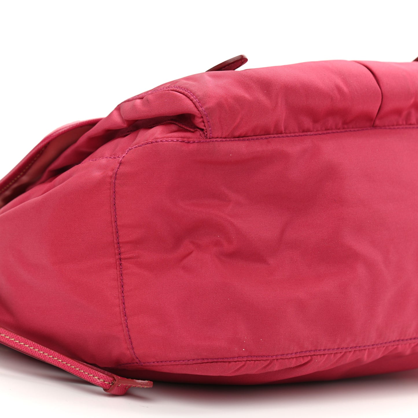 Tessuto Nylon Saffiano Messenger Bag Ibisco