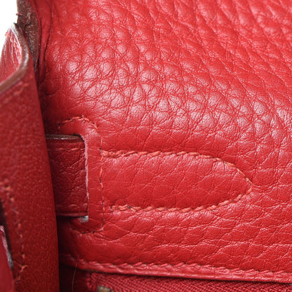 Hermes Taurillon Clemence Retourne Kelly 32 Rouge 11 of 41