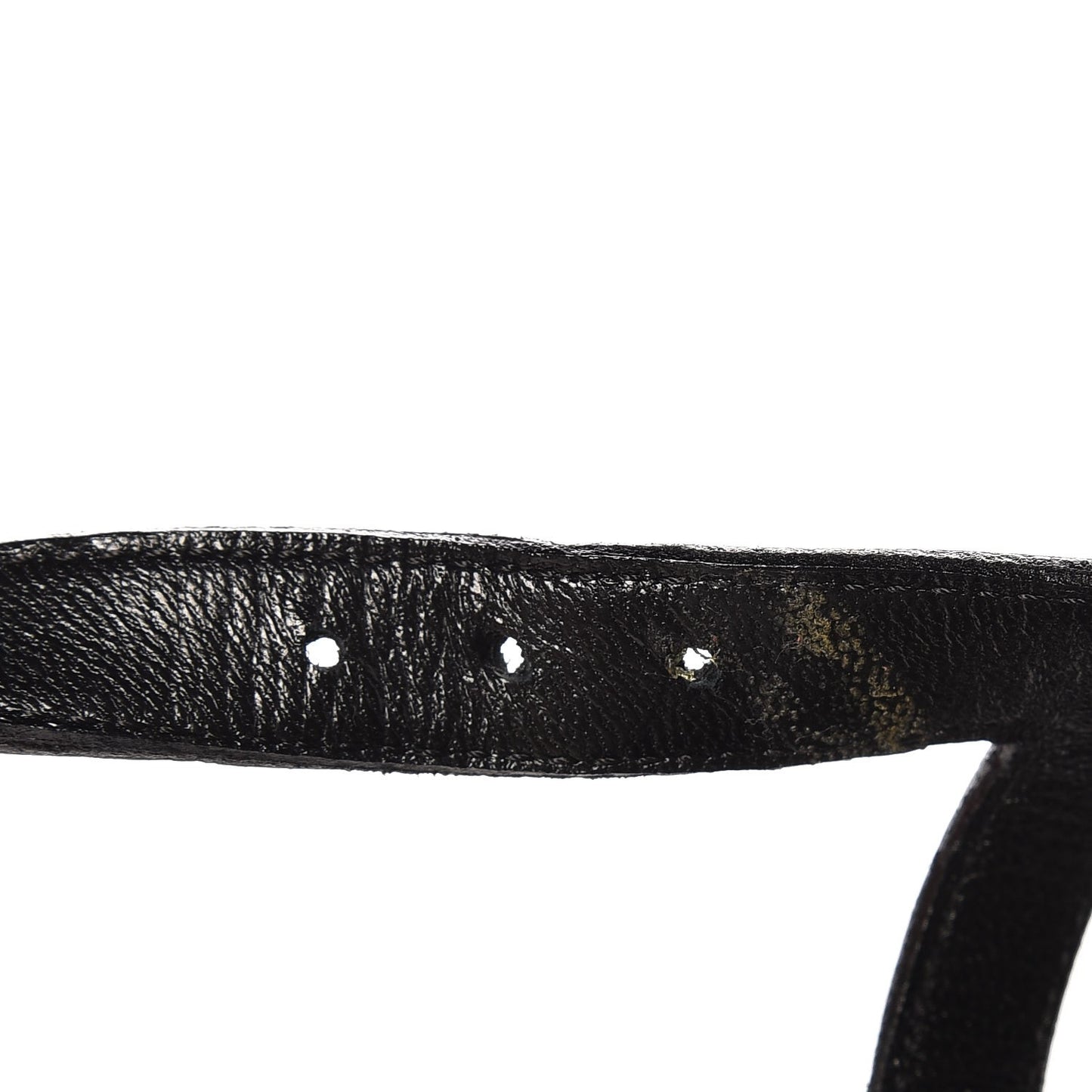 Patent Logo Crossing Flat Sandals 37.5 Black