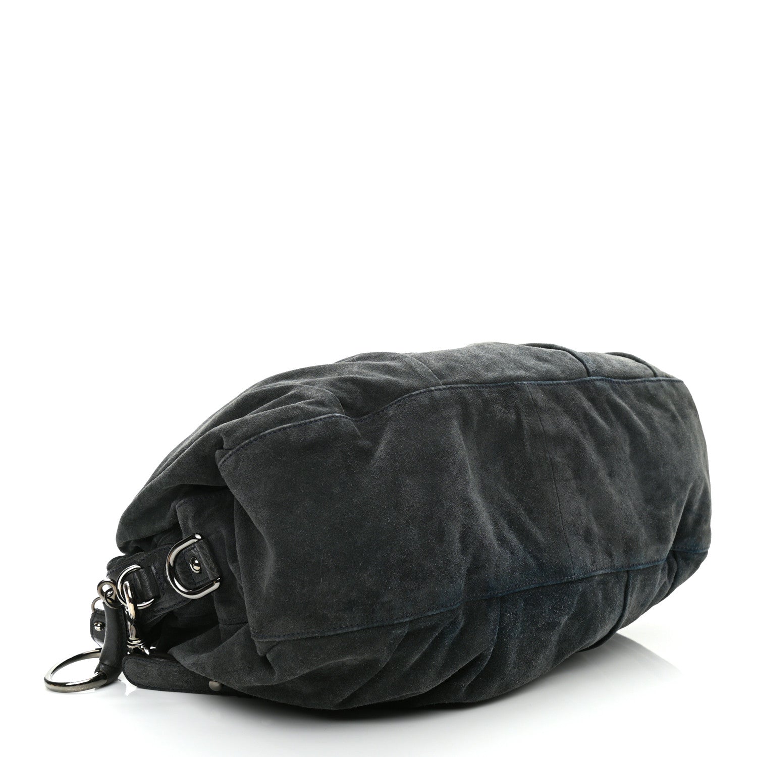 Gucci Suede Icon Bit Large Boston Grey 4 of 10
