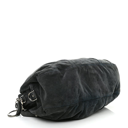 Gucci Suede Icon Bit Large Boston Grey 4 of 10