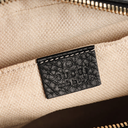 Gucci Pebbled Calfskin Small Soho Disco Bag Black 6 of 7