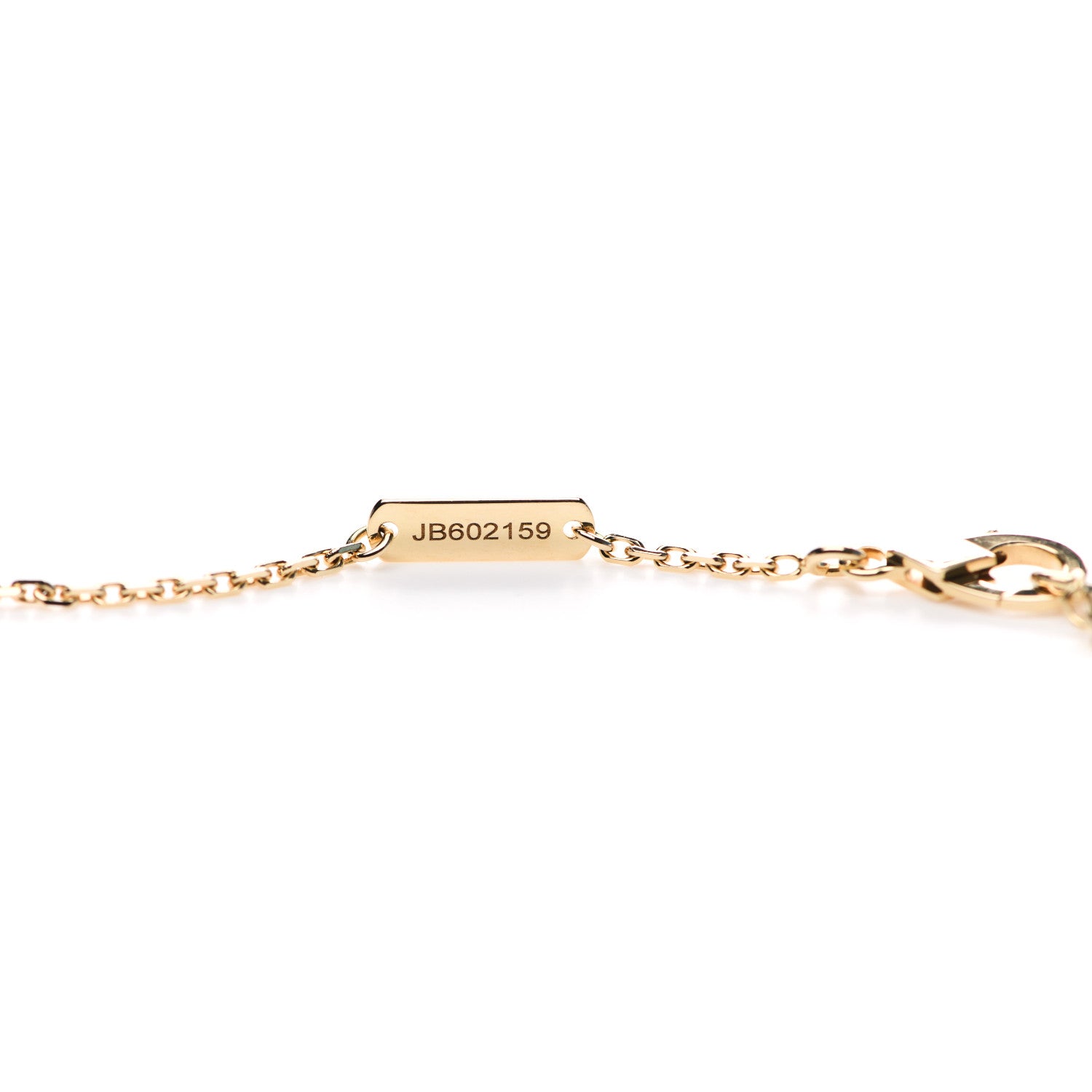 Van Cleef & Arpels 18K Yellow Gold Black Onyx Vintage Alhambra Pendant Necklace 4 of 6