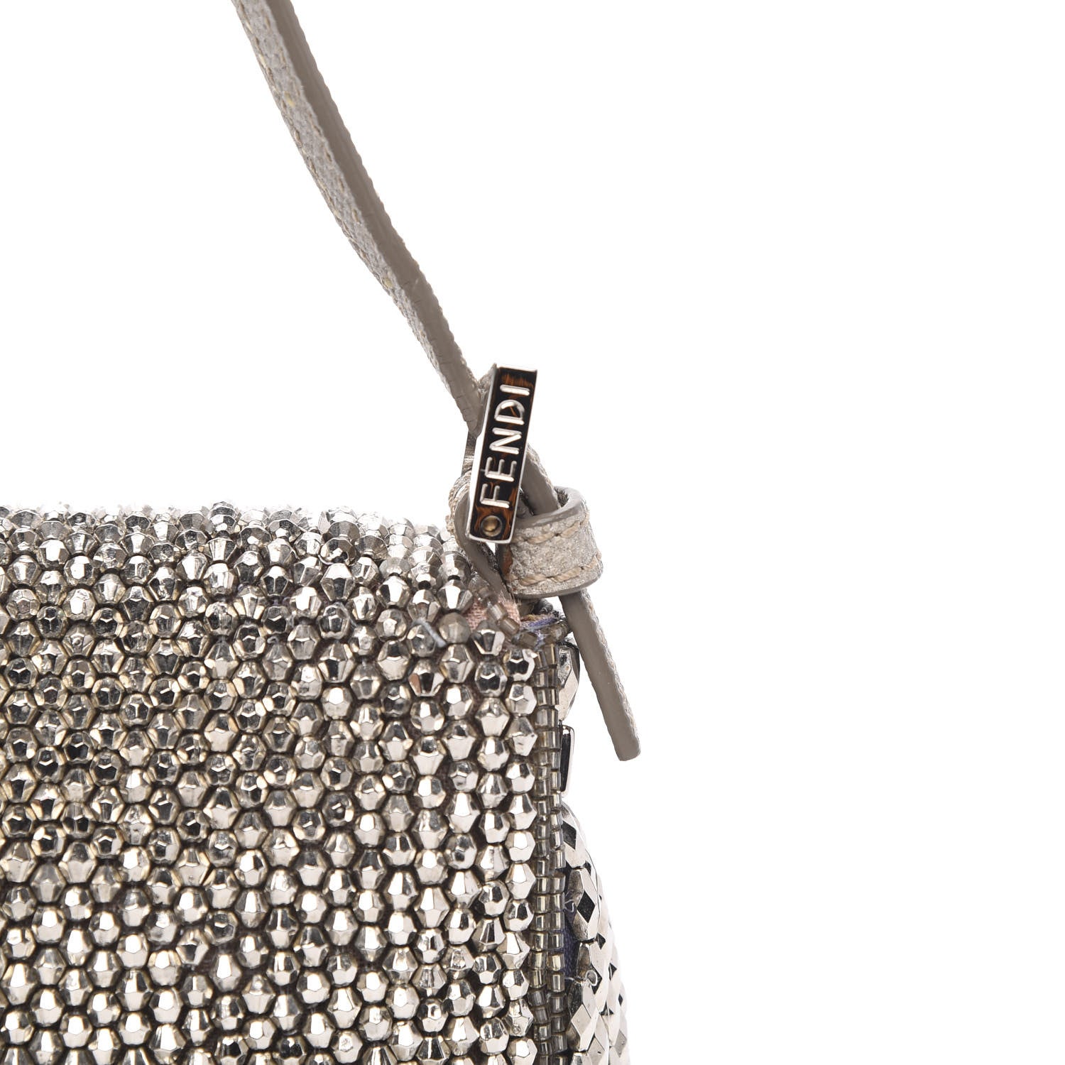 Fendi Beaded Baguette Gold 13 of 14