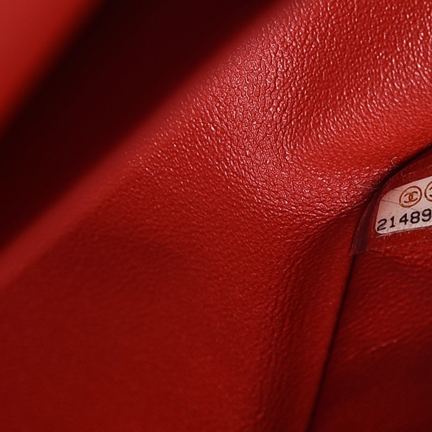 Chanel Caviar Quilted Jumbo Double Flap Red 8 of 9