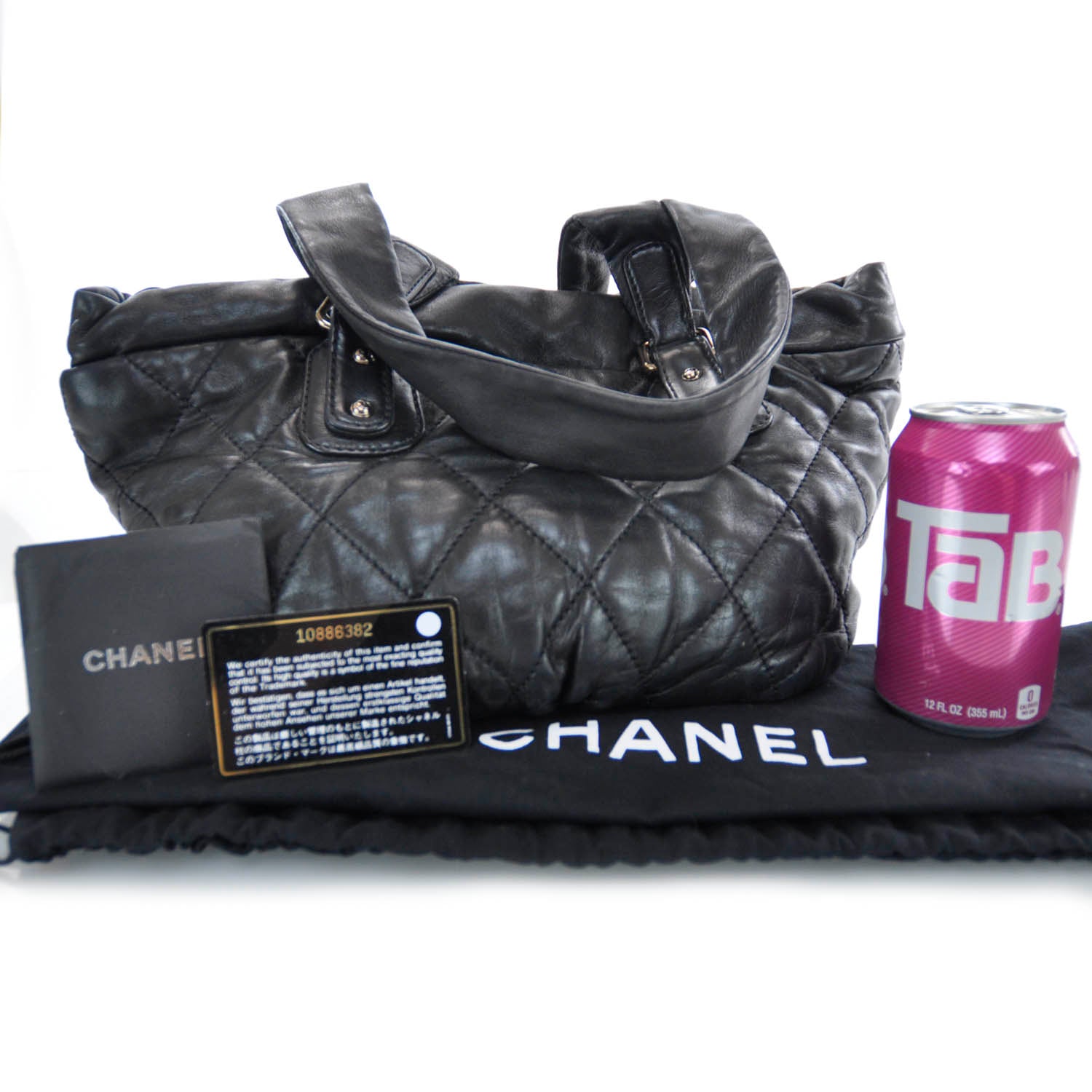Chanel Lambskin Cloudy Bundle Black 3 of 10