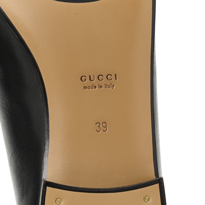 Gucci Calfskin Womens Jordaan Loafers 39 Black 7 of 11