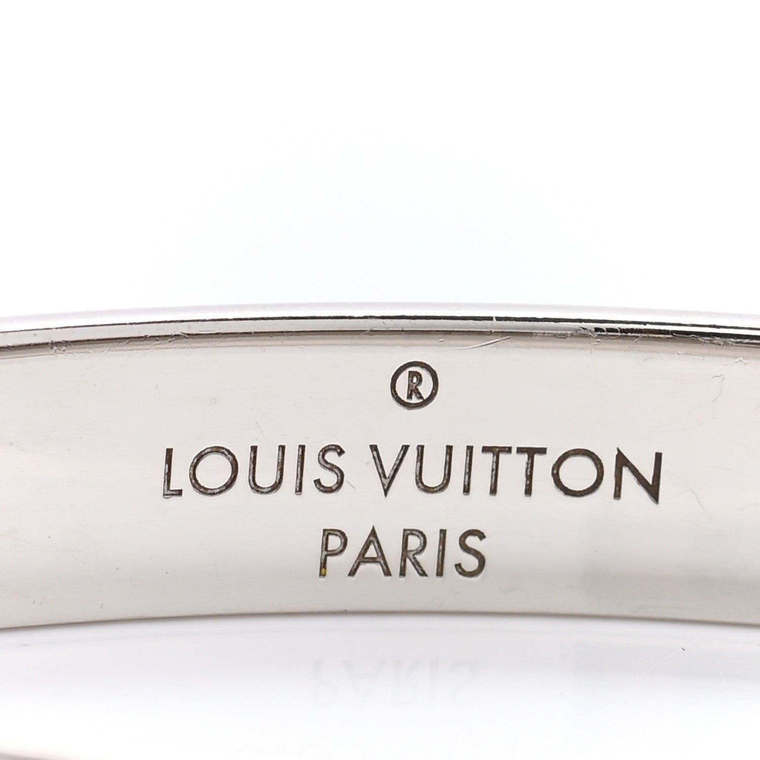 Louis Vuitton Palladium Monogram Nanogram Cuff S 4 of 6