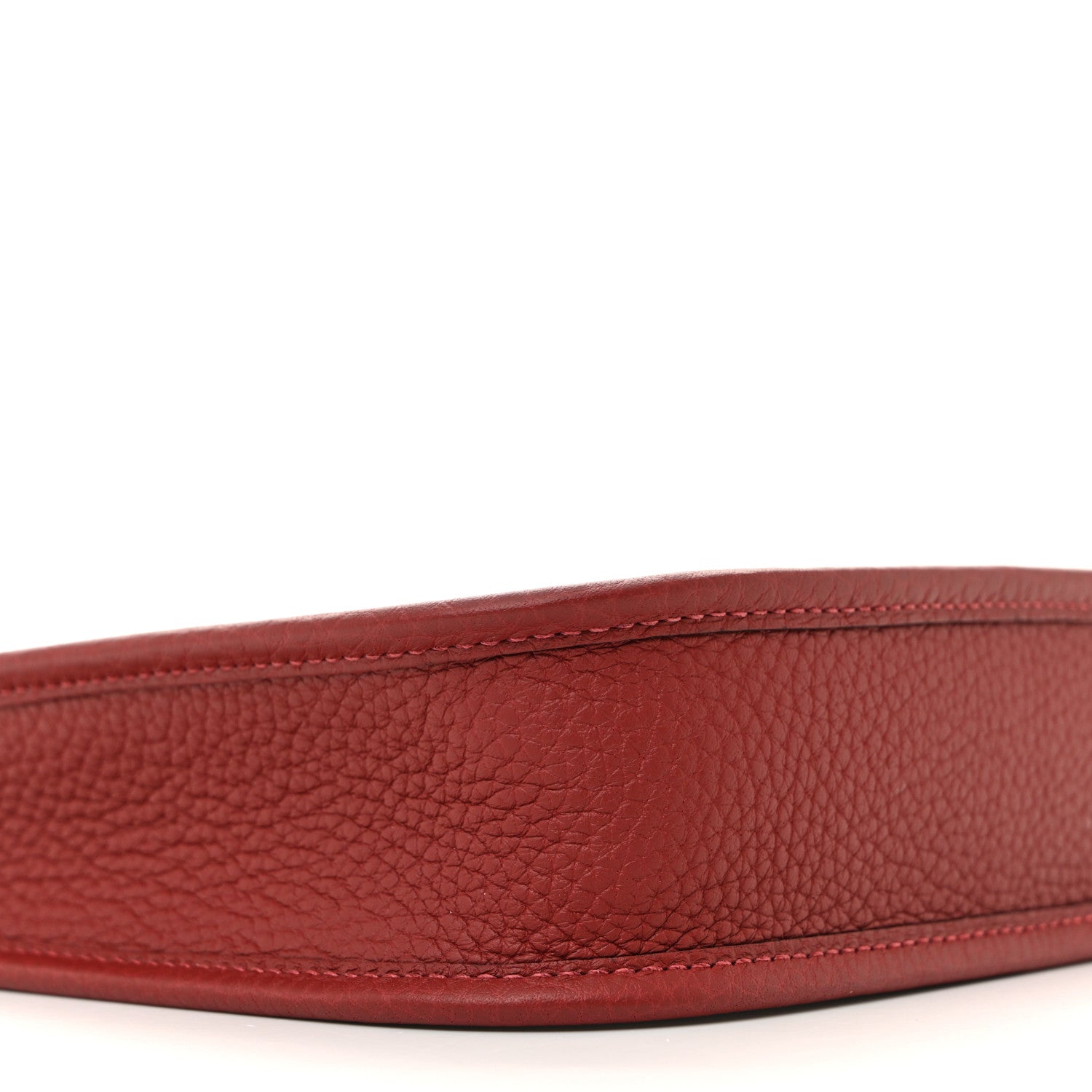 Hermes Taurillon Clemence Evelyne TPM Rouge H 9 of 11