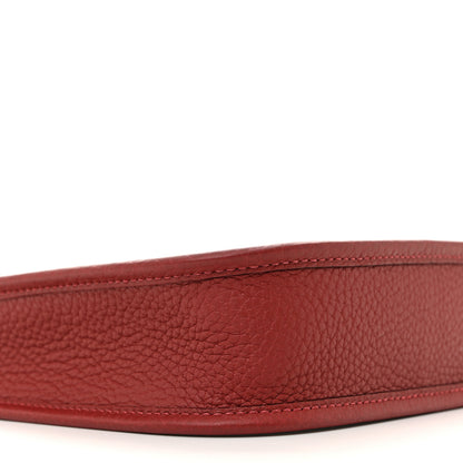 Hermes Taurillon Clemence Evelyne TPM Rouge H 9 of 11