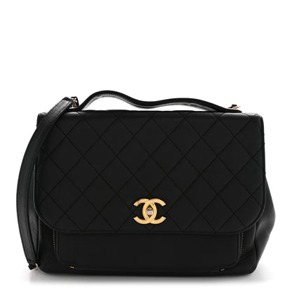 Chanel Caviar Quilted Large Business Affinity Flap Black 1 of 14