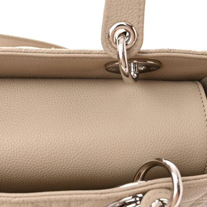 Christian Dior Grained Calfskin Cannage Medium Lady Dior Natural 11 of 13