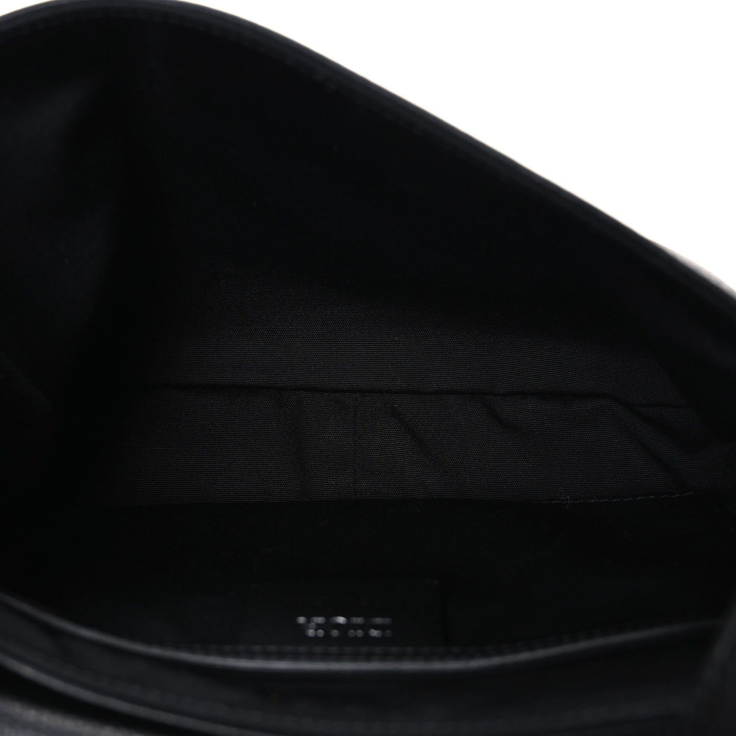 Christian Dior Grained Calfskin Saddle Messenger Bag Black 5 of 10