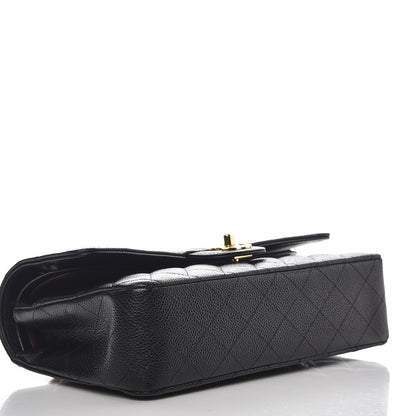 Chanel Caviar Quilted Medium Double Flap Black 5 of 9