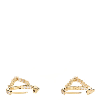 Anita Ko 18K Yellow Gold Diamond Sienna Huggies Earrings 3 of 5
