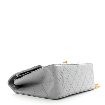 Chanel Aged Calfskin Quilted 2.55 Reissue 225 Flap Grey 4 of 10