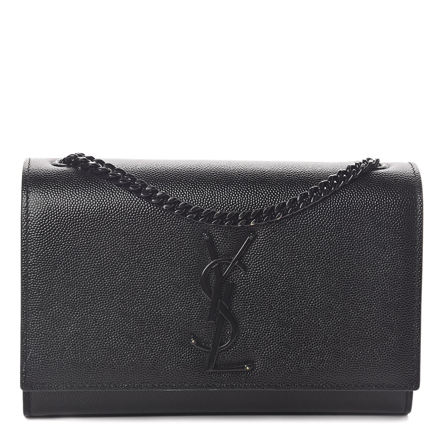 Grain De Poudre Small Monogram Kate Satchel Black