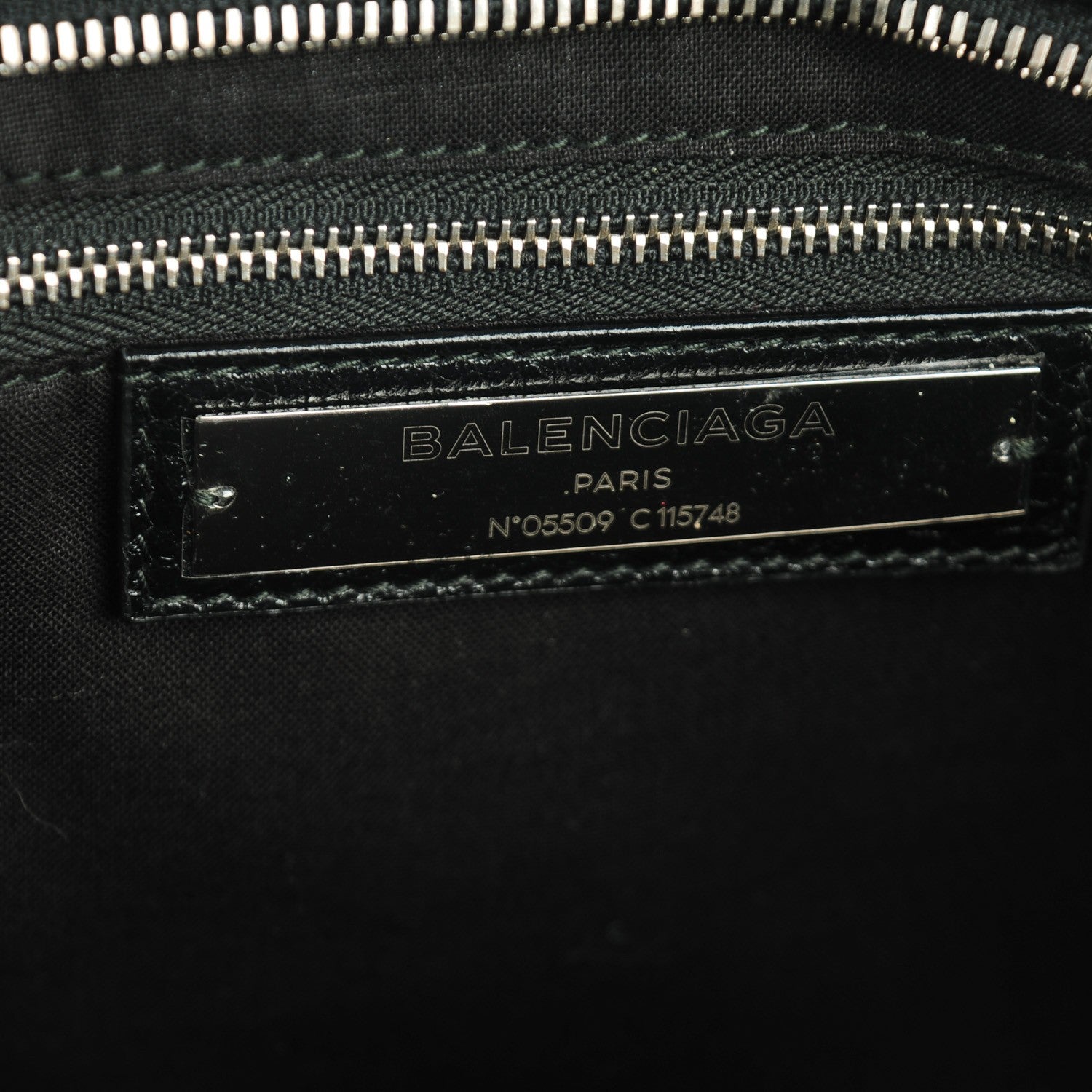 Balenciaga Agneau Classic Silver Hardware City Black 7 of 8
