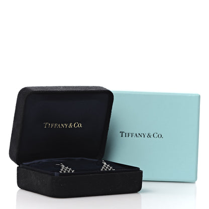 Tiffany 18K White Gold Fringe Earrings 5 of 5