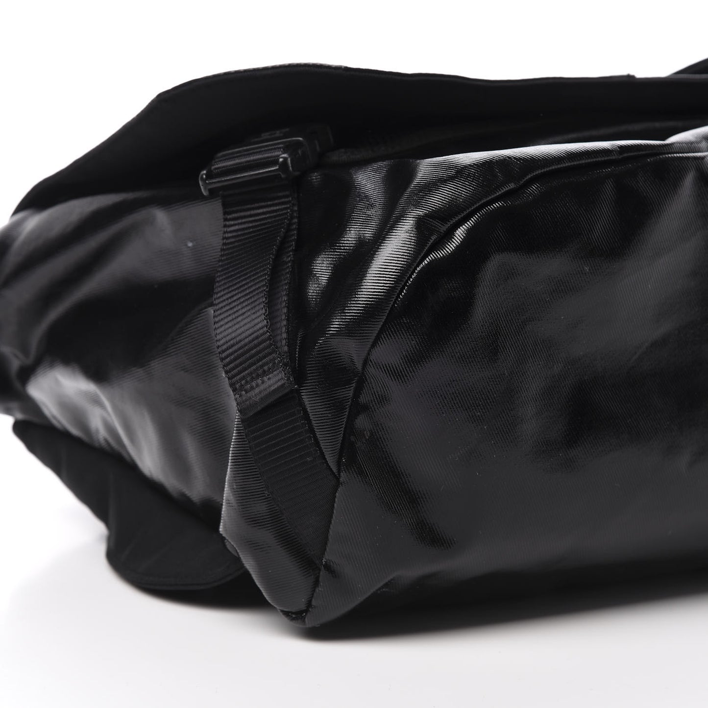 Coated Canvas Sport Messenger Black