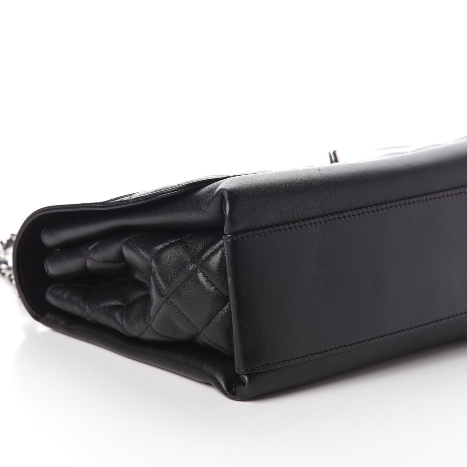 Chanel Calfskin Jumbo Tramezzo Flap Black 9 of 15