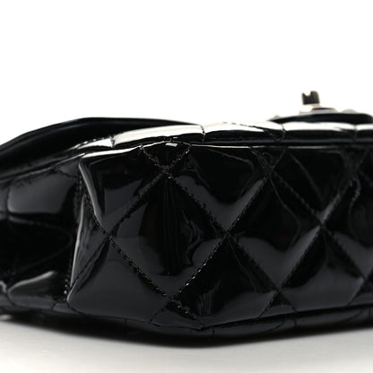Chanel Patent Quilted Small Coco Shine Flap Black 9 of 11