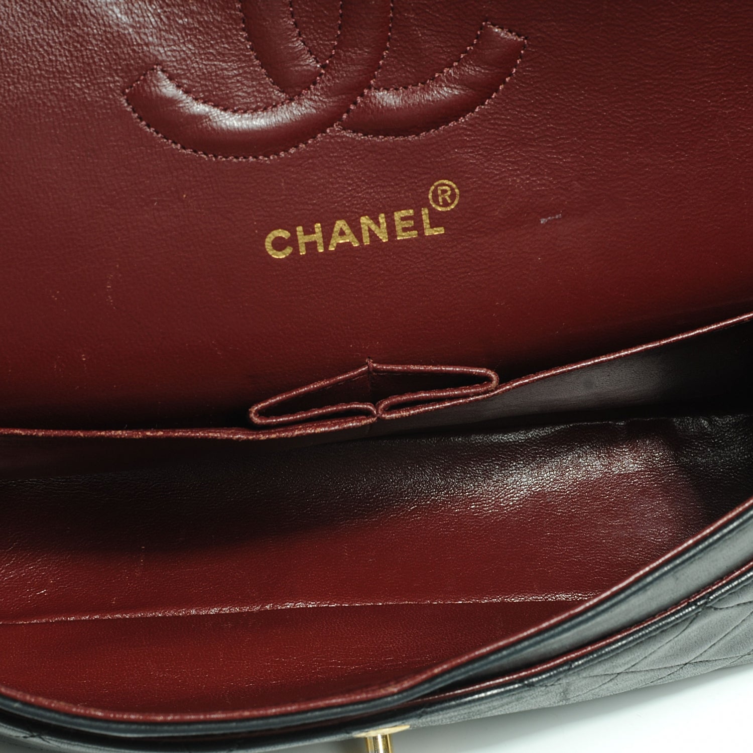 Chanel Lambskin Medium Double Flap Black 7 of 8