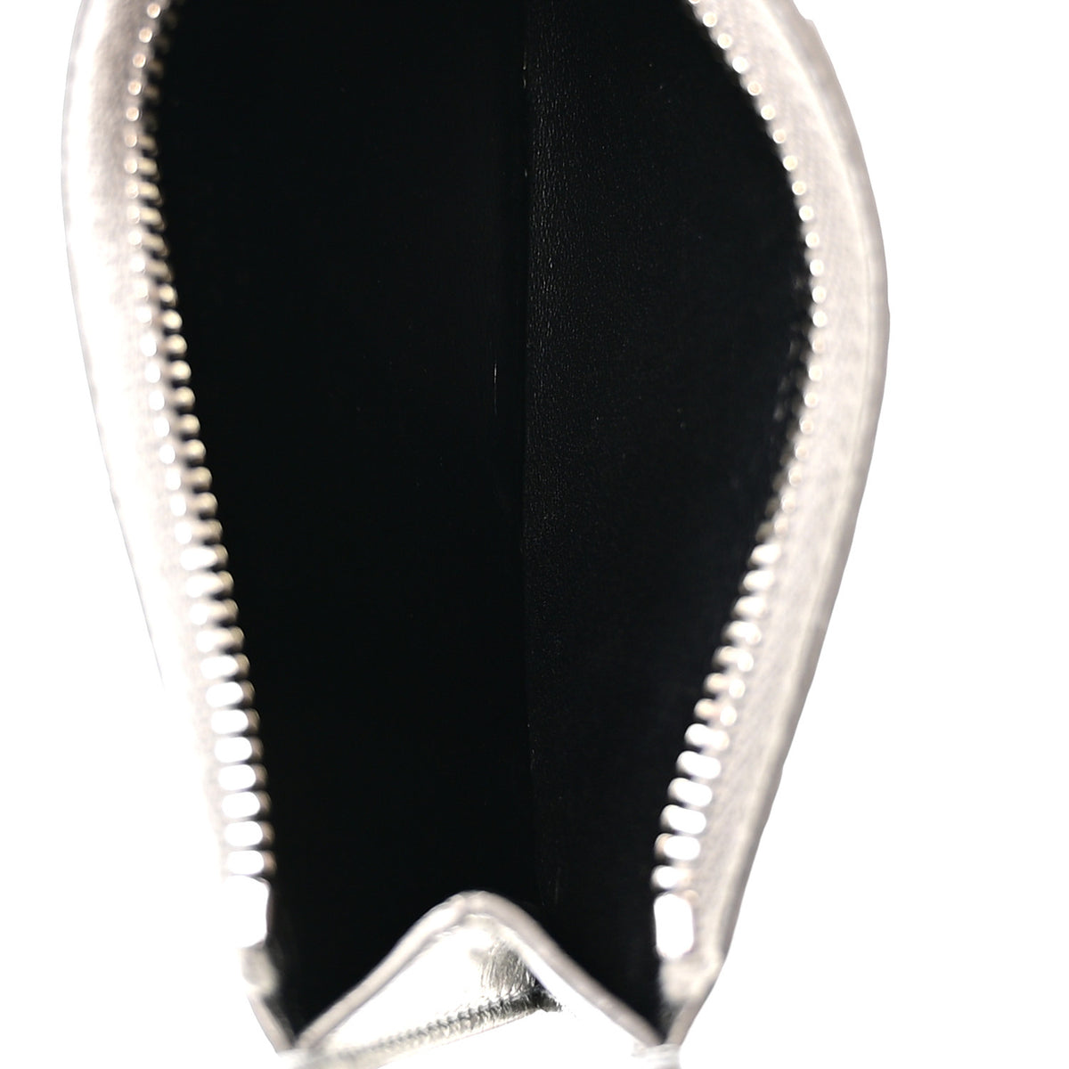 Eel 5 Fragments Zip Pouch Card Silver