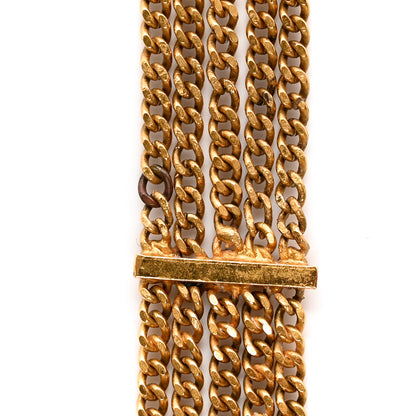 Chanel Metal Chain CC Belt Multicolor Gold 4 of 5