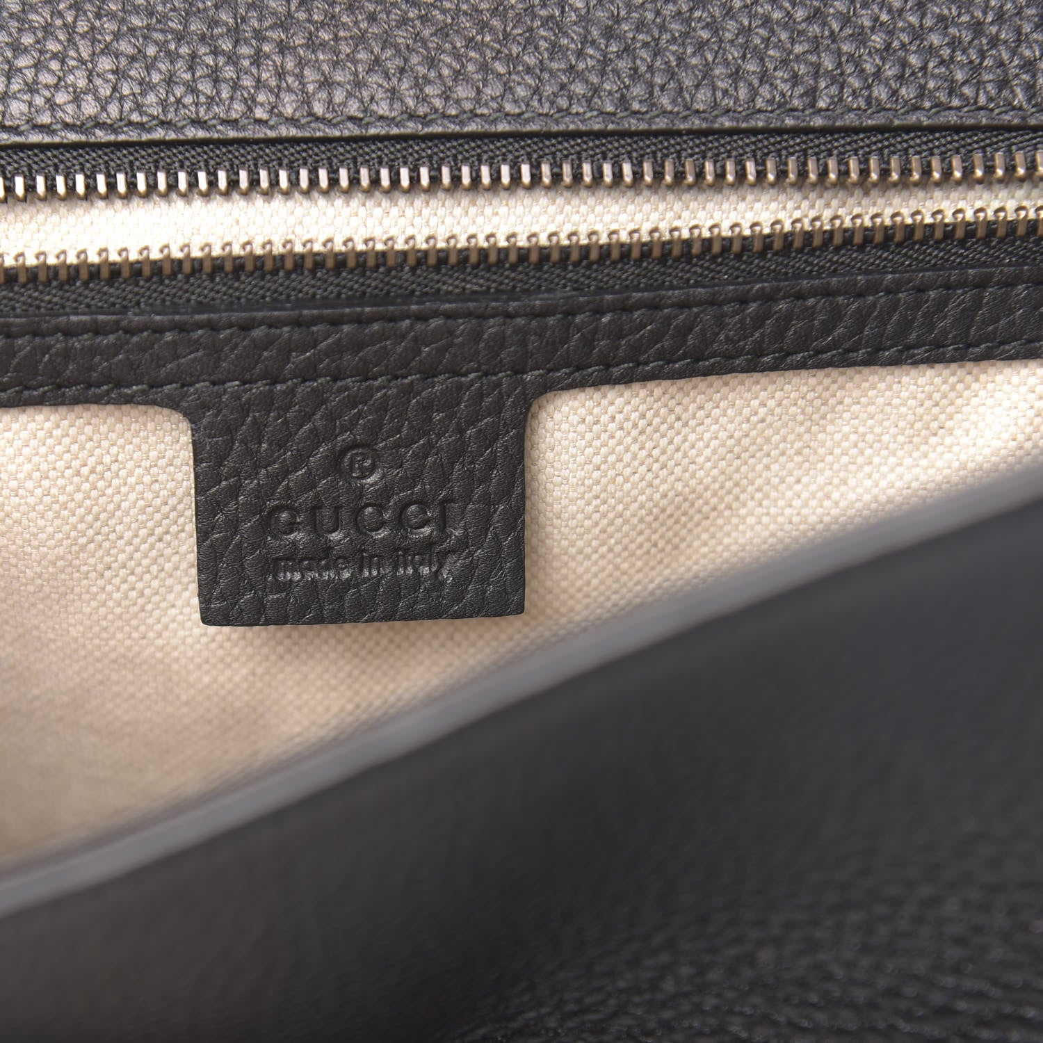 Gucci Calfskin Small GG Marmont Top Handle Bag Black 6 of 11