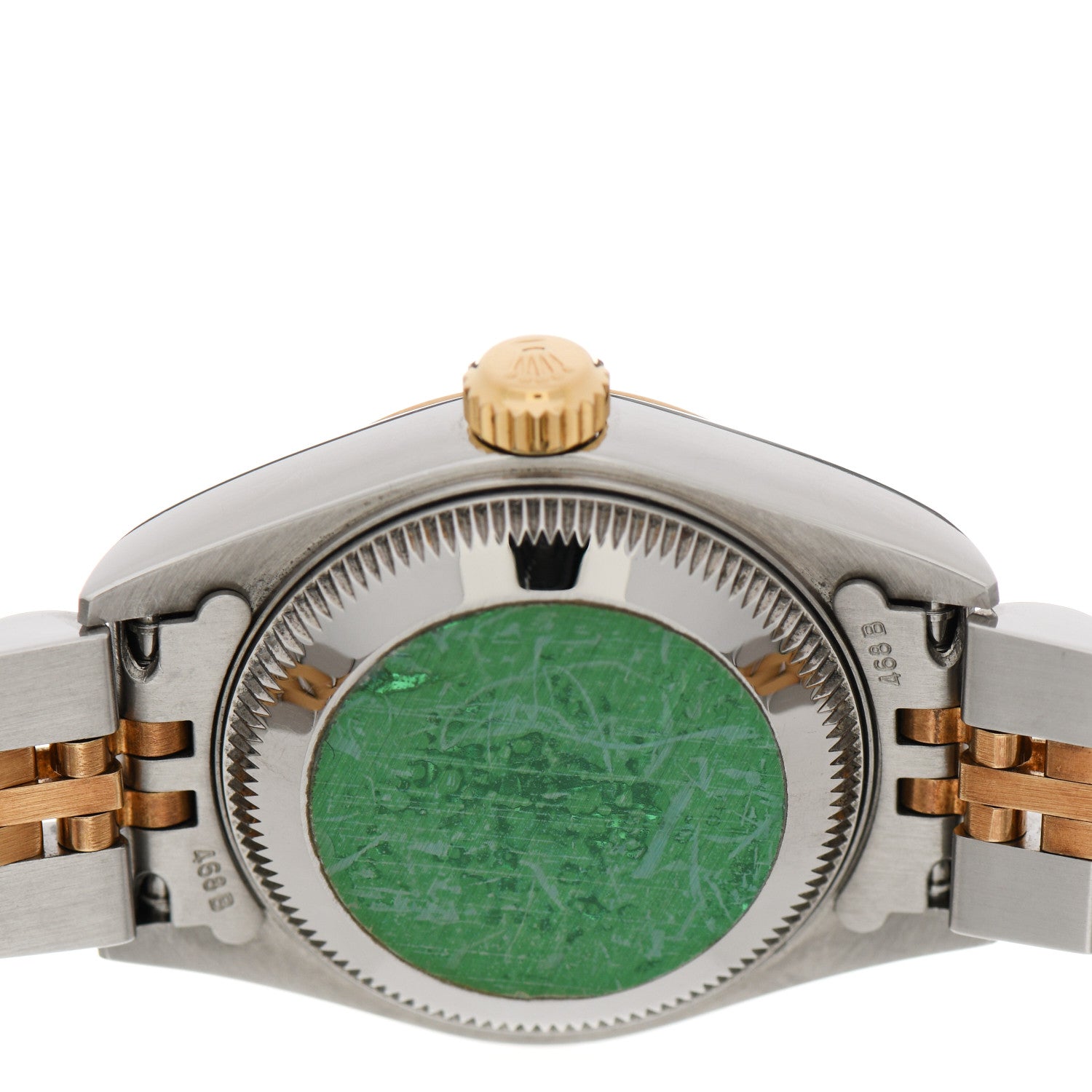 Rolex Stainless Steel 18K Yellow Gold Mother of Pearl 26mm Oyster Perpetual Datejust Watch 69173 4 of 5