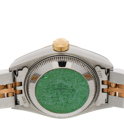 Rolex Stainless Steel 18K Yellow Gold Mother of Pearl 26mm Oyster Perpetual Datejust Watch 69173 4 of 5