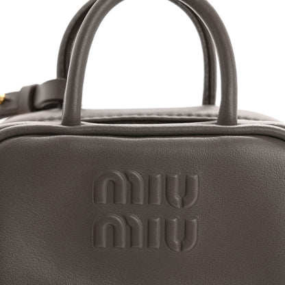 Miu Miu Calfskin Beau Micro Bag Argilla 8 of 13