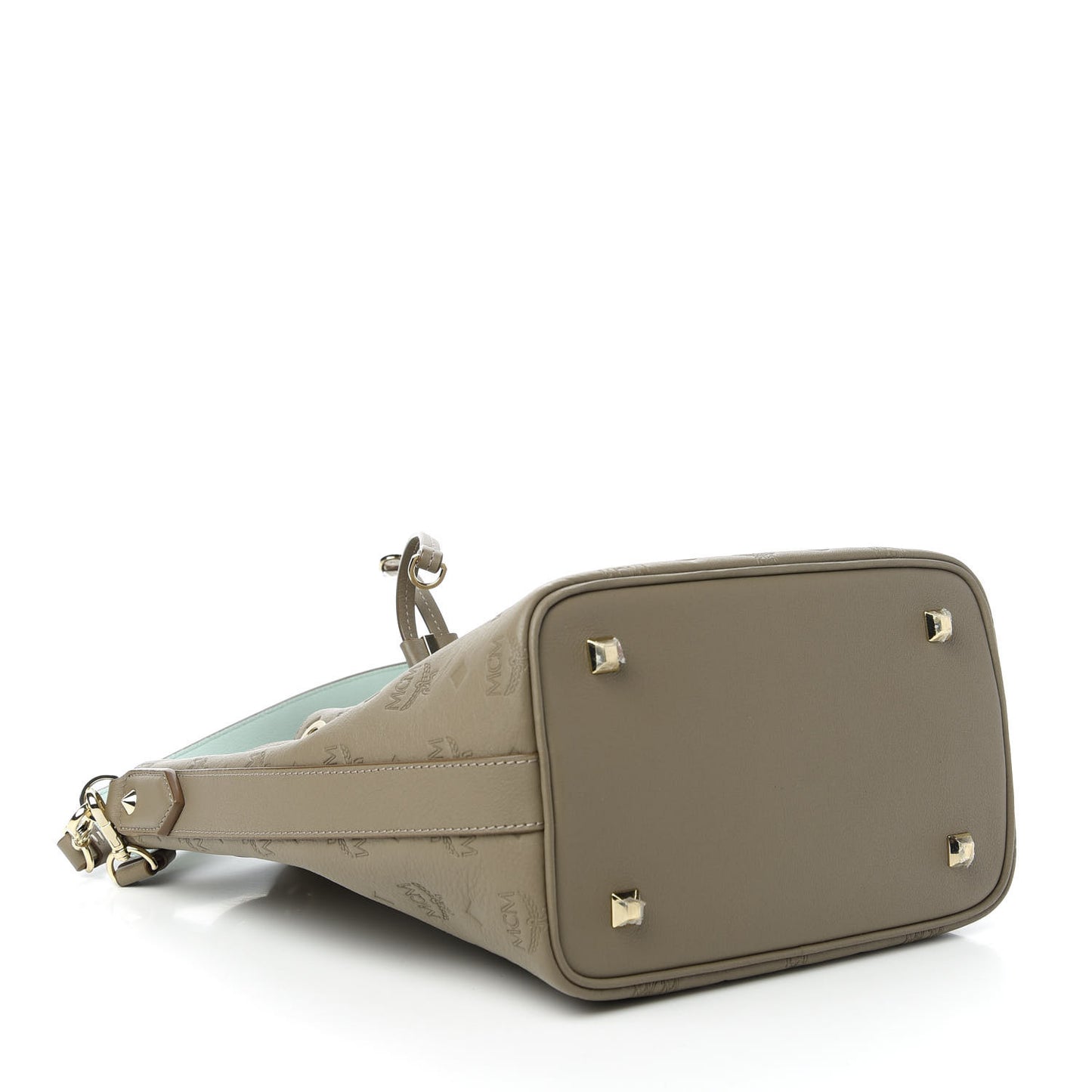Calfskin Ottomar Monogram Small Essential Bucket Urban Taupe