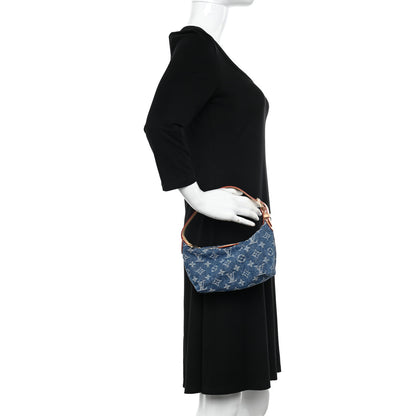 Louis Vuitton Monogram Denim Hills Pochette Blue 2 of 9