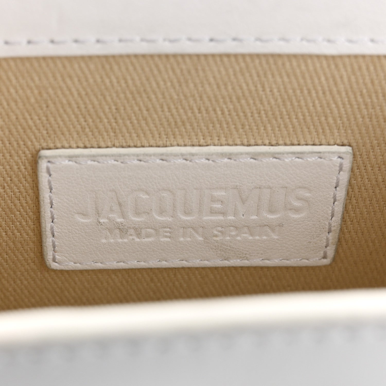 Jacquemus Smooth Calfskin Le Piccolo White 6 of 15
