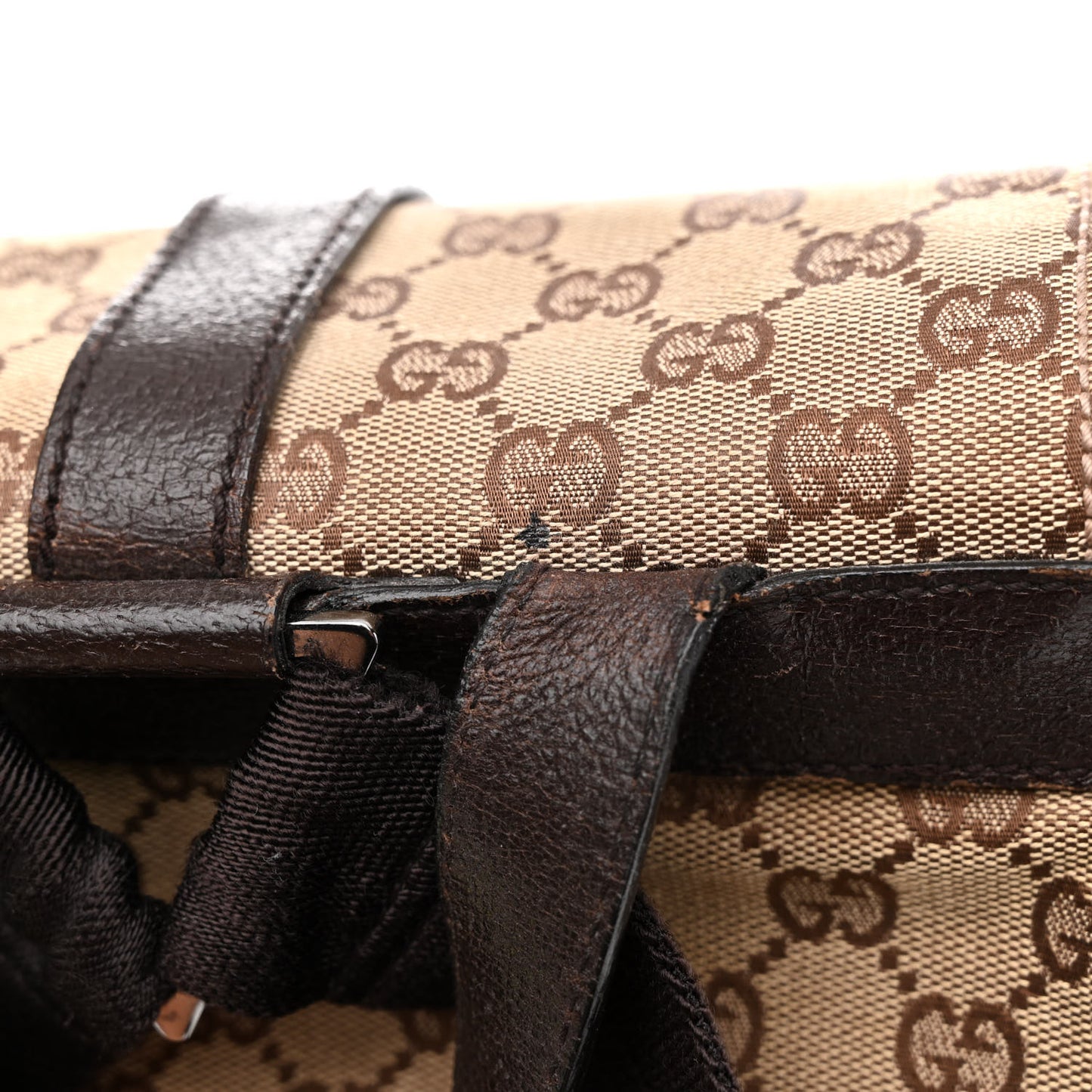 Monogram Backpack Dark Brown