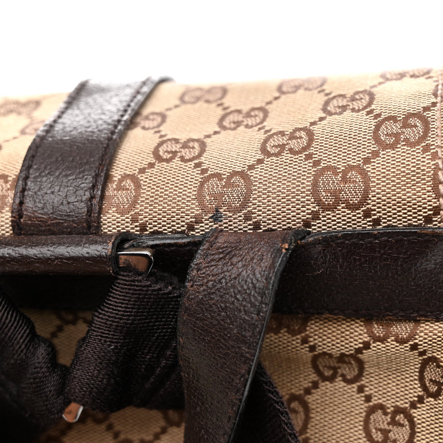 Gucci Monogram Backpack Dark Brown 15 of 18