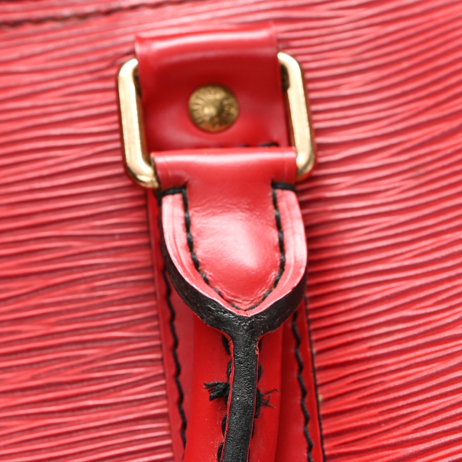 Louis Vuitton Epi Keepall 50 Castillan Red 10 of 10