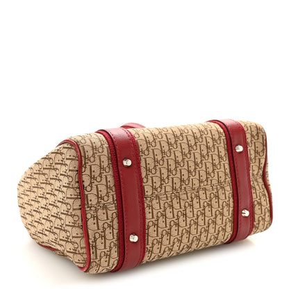 Christian Dior Monogram Street Chic Boston Red Beige 4 of 10