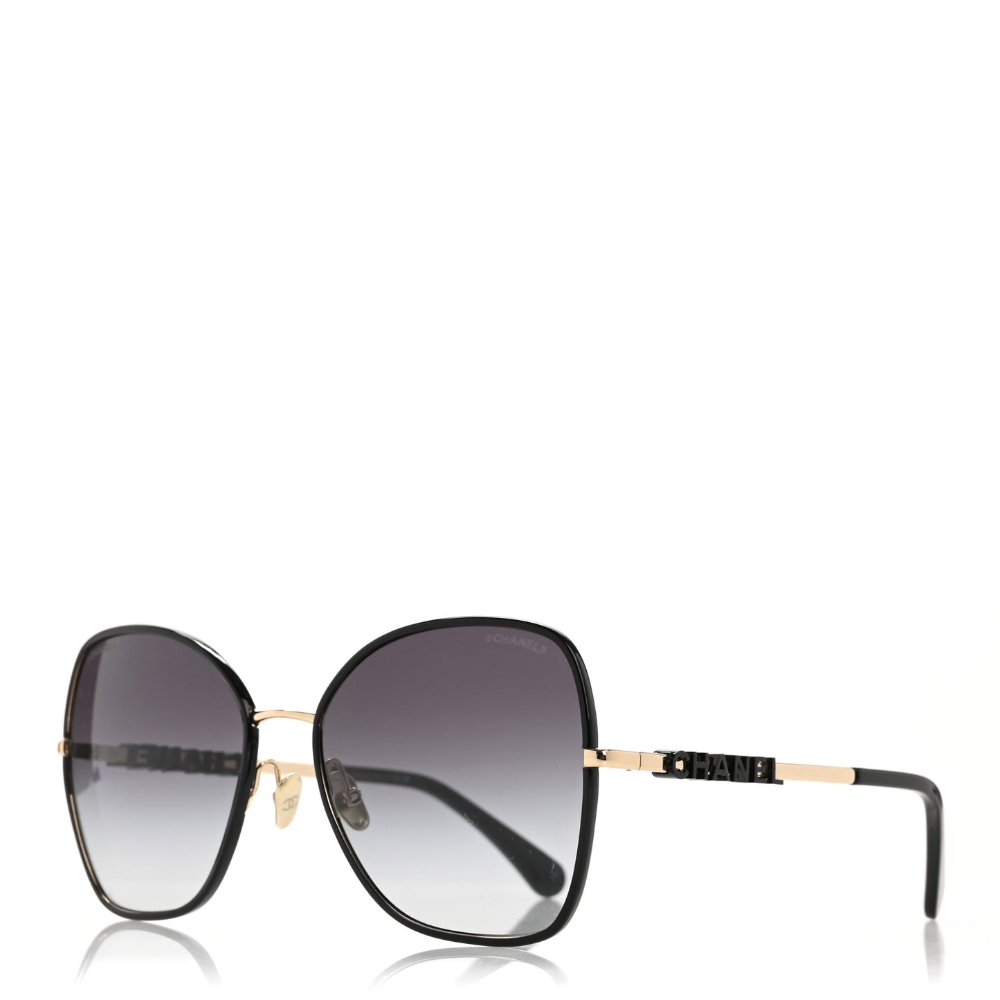 Metal Butterfly Sunglasses 4283 Black