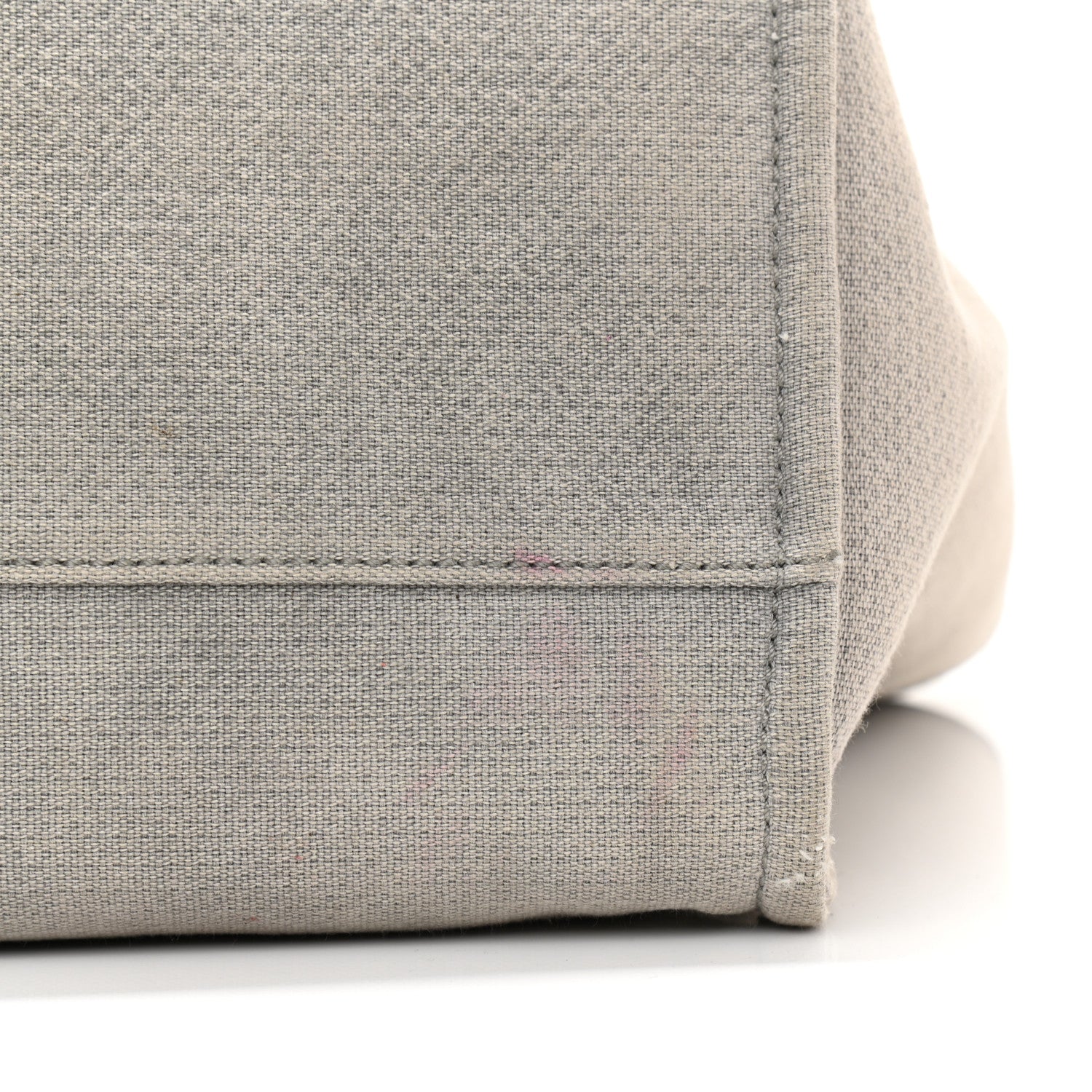 Chanel Canvas Large Deauville Tote Grey 10 of 13